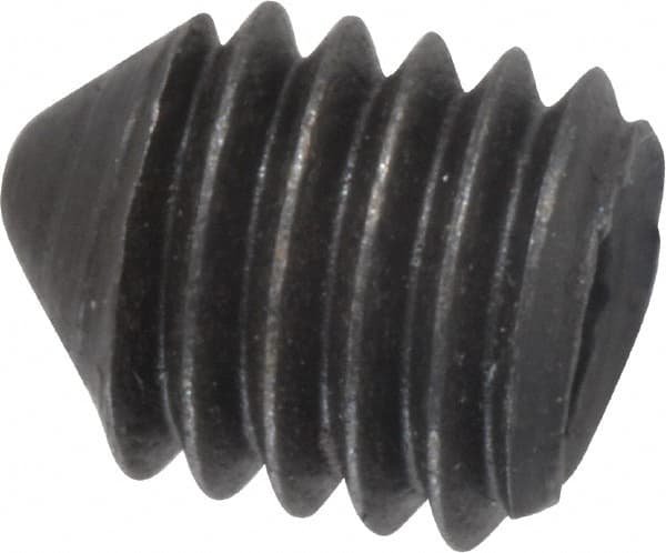 Value Collection - M5x0.80, 6mm OAL, Cone Point Set Screw - Grade 14.9 (45H) Alloy Steel, 2.5mm Key - Americas Industrial Supply