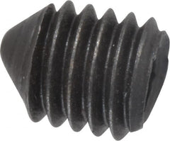 Value Collection - M5x0.80, 6mm OAL, Cone Point Set Screw - Grade 14.9 (45H) Alloy Steel, 2.5mm Key - Americas Industrial Supply