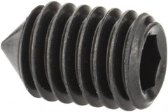 Value Collection - M5x0.80, 8mm OAL, Cone Point Set Screw - Grade 14.9 (45H) Alloy Steel, 2.5mm Key - Americas Industrial Supply