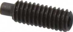 Value Collection - M4x0.70, 12mm OAL, Dog Point Set Screw - Grade 14.9 (45H) Alloy Steel, 2mm Key - Americas Industrial Supply