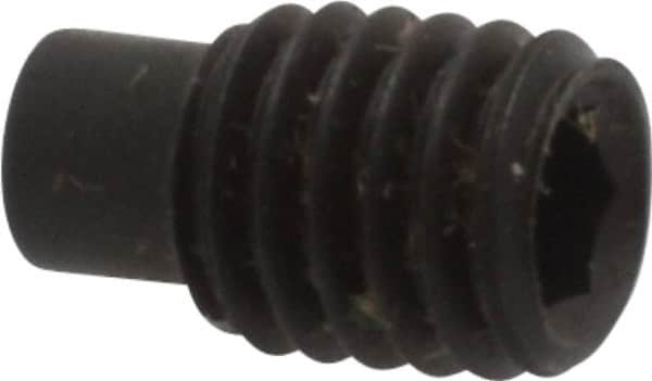 Value Collection - M5x0.80, 8mm OAL, Dog Point Set Screw - Grade 14.9 (45H) Alloy Steel, 2.5mm Key - Americas Industrial Supply