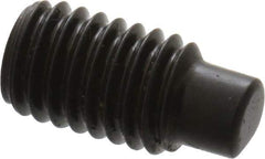 Value Collection - M5x0.80, 10mm OAL, Dog Point Set Screw - Grade 14.9 (45H) Alloy Steel, 2.5mm Key - Americas Industrial Supply