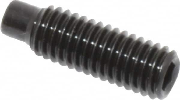 Value Collection - M5x0.80, 16mm OAL, Dog Point Set Screw - Grade 14.9 (45H) Alloy Steel, 2.5mm Key - Americas Industrial Supply