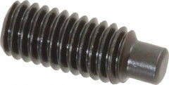 Value Collection - M6x1.00, 16mm OAL, Dog Point Set Screw - Grade 14.9 (45H) Alloy Steel, 3mm Key - Americas Industrial Supply
