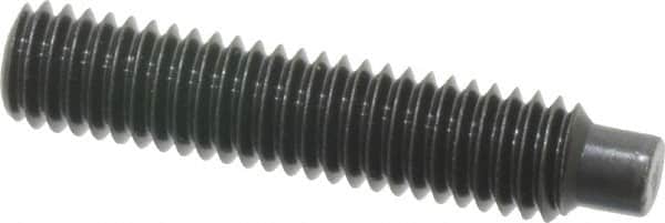 Value Collection - M6x1.00, 30mm OAL, Dog Point Set Screw - Grade 14.9 (45H) Alloy Steel, 3mm Key - Americas Industrial Supply