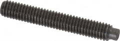 Value Collection - M6x1.00, 40mm OAL, Dog Point Set Screw - Grade 14.9 (45H) Alloy Steel, 3mm Key - Americas Industrial Supply