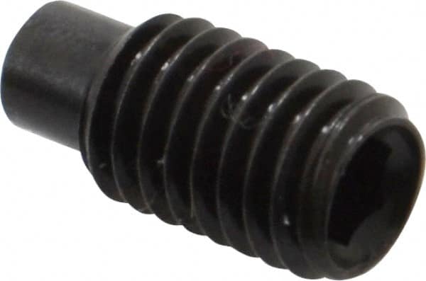 Value Collection - M8x1.25, 16mm OAL, Dog Point Set Screw - Grade 14.9 (45H) Alloy Steel, 4mm Key - Americas Industrial Supply