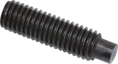 Value Collection - M8x1.25, 30mm OAL, Dog Point Set Screw - Grade 14.9 (45H) Alloy Steel, 4mm Key - Americas Industrial Supply