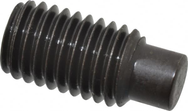 Value Collection - M12x1.75, 25mm OAL, Dog Point Set Screw - Grade 14.9 (45H) Alloy Steel, 6mm Key - Americas Industrial Supply