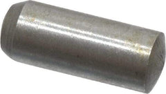 Value Collection - 3mm Diam x 8mm Pin Length Grade 8 Alloy Steel Precision Dowel Pin - Bright Finish, 1 Rounded End - Americas Industrial Supply