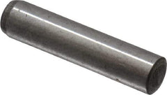 Value Collection - 4mm Diam x 18mm Pin Length Grade 8 Alloy Steel Precision Dowel Pin - Bright Finish, 1 Rounded End - Americas Industrial Supply