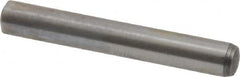 Value Collection - 4mm Diam x 28mm Pin Length Grade 8 Alloy Steel Precision Dowel Pin - Bright Finish, 1 Rounded End - Americas Industrial Supply