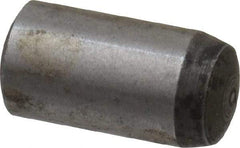 Value Collection - 5mm Diam x 10mm Pin Length Grade 8 Alloy Steel Precision Dowel Pin - Bright Finish, 1 Rounded End - Americas Industrial Supply