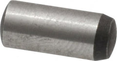 Value Collection - 5mm Diam x 12mm Pin Length Grade 8 Alloy Steel Precision Dowel Pin - Bright Finish, 1 Rounded End - Americas Industrial Supply