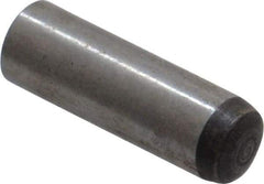 Value Collection - 5mm Diam x 16mm Pin Length Grade 8 Alloy Steel Precision Dowel Pin - Bright Finish, 1 Rounded End - Americas Industrial Supply