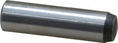 Value Collection - 5mm Diam x 18mm Pin Length Grade 8 Alloy Steel Precision Dowel Pin - Bright Finish, 1 Rounded End - Americas Industrial Supply
