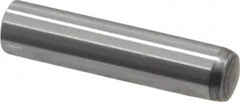 Value Collection - 5mm Diam x 22mm Pin Length Grade 8 Alloy Steel Precision Dowel Pin - Bright Finish, 1 Rounded End - Americas Industrial Supply