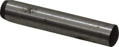 Value Collection - 5mm Diam x 28mm Pin Length Grade 8 Alloy Steel Precision Dowel Pin - Bright Finish, 1 Rounded End - Americas Industrial Supply