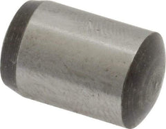 Value Collection - 10mm Diam x 16mm Pin Length Grade 8 Alloy Steel Precision Dowel Pin - Bright Finish, 1 Rounded End - Americas Industrial Supply