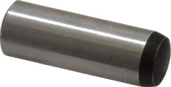 Value Collection - 10mm Diam x 30mm Pin Length Grade 8 Alloy Steel Precision Dowel Pin - Bright Finish, 1 Rounded End - Americas Industrial Supply