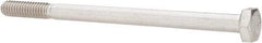 Value Collection - 1/4-20 UNC, 4" Length Under Head Hex Head Cap Screw - Partially Threaded, Grade 316 Stainless Steel, Uncoated, 7/16" Hex - Americas Industrial Supply