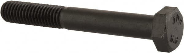 Value Collection - M8x1.25mm Metric Coarse, 60mm Length Under Head Hex Head Cap Screw - Americas Industrial Supply