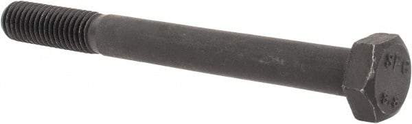 Value Collection - M8x1.25mm Metric Coarse, 80mm Length Under Head Hex Head Cap Screw - Partially Threaded, Grade 8.8 Steel, Uncoated, 13mm Hex - Americas Industrial Supply