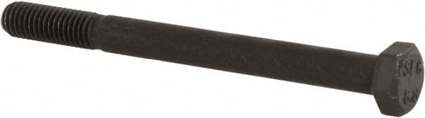 Value Collection - M8x1.25mm Metric Coarse, 90mm Length Under Head Hex Head Cap Screw - Partially Threaded, Grade 8.8 Steel, Uncoated, 13mm Hex - Americas Industrial Supply