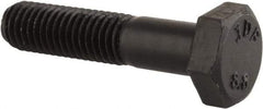 Value Collection - M10x1.50mm Metric Coarse, 45mm Length Under Head Hex Head Cap Screw - Partially Threaded, Grade 8.8 Steel, Uncoated, 17mm Hex - Americas Industrial Supply