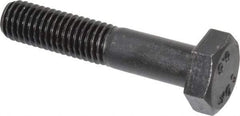 Value Collection - M10x1.50mm Metric Coarse, 50mm Length Under Head Hex Head Cap Screw - Partially Threaded, Grade 8.8 Steel, Uncoated, 17mm Hex - Americas Industrial Supply
