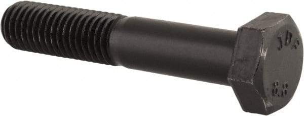 Value Collection - M12x1.75mm Metric Coarse, 65mm Length Under Head Hex Head Cap Screw - Partially Threaded, Grade 8.8 Steel, Uncoated, 19mm Hex - Americas Industrial Supply