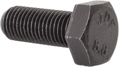 Value Collection - M8x1.00mm Metric Fine, 20mm Length Under Head Hex Head Cap Screw - Fully Threaded, Grade 8.8 Steel, Uncoated, 13mm Hex - Americas Industrial Supply