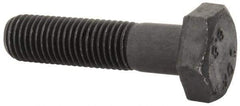 Value Collection - M10x1.25mm Metric Fine, 40mm Length Under Head Hex Head Cap Screw - Partially Threaded, Grade 8.8 Steel, Uncoated, 17mm Hex - Americas Industrial Supply