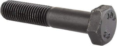 Value Collection - M12x1.50mm Metric Fine, 60mm Length Under Head Hex Head Cap Screw - Partially Threaded, Grade 8.8 Steel, Uncoated, 19mm Hex - Americas Industrial Supply