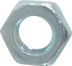 Value Collection - M6x1.00 Steel Right Hand Hex Jam Nut - 10mm Across Flats, 3.2mm High, Zinc-Plated Finish - Americas Industrial Supply