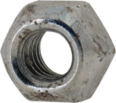 Value Collection - M4x0.70 Metric Coarse Grade 8 Hex Lock Nut with Distorted Thread - 3.7mm High, Zinc-Plated Finish - Americas Industrial Supply