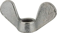 Value Collection - M12x1.75, Zinc Plated, Iron Standard Wing Nut - 5.6mm Wing Span, 31mm Wing Span - Americas Industrial Supply