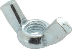 Value Collection - M6x1.00, Zinc Plated, Iron Standard Wing Nut - 2.7mm Wing Span, 15mm Wing Span - Americas Industrial Supply