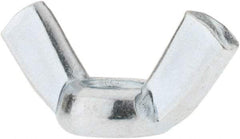 Value Collection - M10x1.50, Zinc Plated, Iron Standard Wing Nut - 4.6mm Wing Span, 23mm Wing Span - Americas Industrial Supply