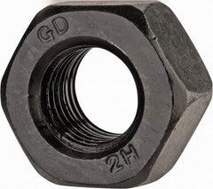 Value Collection - M16x2.00 Steel Right Hand Heavy Hex Nut - 29.56mm Across Flats, 17mm High, Uncoated - Americas Industrial Supply