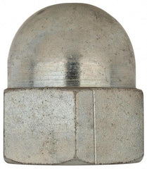 Value Collection - M24x3 36mm Width Across Flats, Zinc Plated, Steel Acorn Nut - 42mm Overall Height, Grade 2, DIN 1587 - Americas Industrial Supply