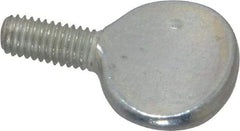 Value Collection - M5x10.00 Oval Shoulderless Grade 2 Steel Thumb Screw - 10mm OAL, 5mm Head Diam x 16mm Head Height, Zinc-Plated Finish - Americas Industrial Supply