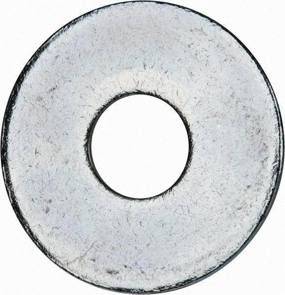 Value Collection - M16 Screw, Steel Fender Flat Washer - 17mm ID x 50mm OD, 3mm Thick, Zinc-Plated Finish - Americas Industrial Supply