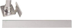 Hollaender - 4' Long x 4" High, Aluminum Toeboard - 4" Pipe, Includes Toeboard & Bag Hardware - Americas Industrial Supply