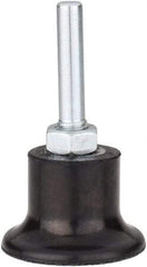 Tru-Maxx - 1-1/2" Diam Quick-Change Type P Disc Backing Pad - 1/4" Shank Diam, Hard Density, 30,000 RPM, Quick-Lok Compatible - Americas Industrial Supply