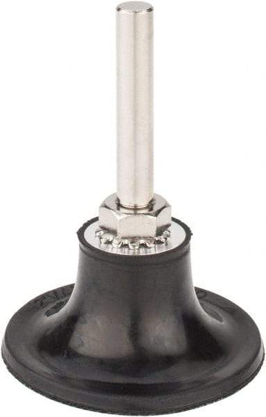 Tru-Maxx - 2" Diam Quick-Change Type S Disc Backing Pad - 1/4" Shank Diam, Medium Density, 30,000 RPM, Quick-Lok Compatible - Americas Industrial Supply