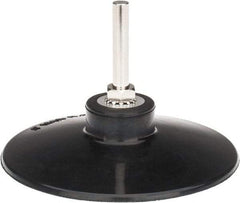 Tru-Maxx - 4" Diam Quick-Change Type R Disc Backing Pad - 1/4" Shank Diam, Medium Density, 10,000 RPM, Quick-Lok Compatible - Americas Industrial Supply