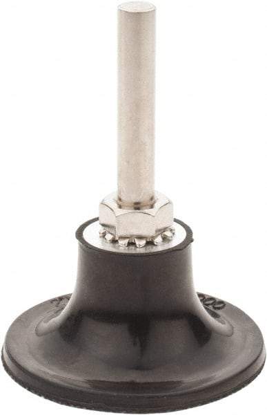 Tru-Maxx - 2" Diam Quick-Change Type R Disc Backing Pad - 1/4" Shank Diam, Medium Density, 30,000 RPM, Quick-Lok Compatible - Americas Industrial Supply
