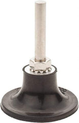 Tru-Maxx - 2" Diam Quick-Change Type R Disc Backing Pad - 1/4" Shank Diam, Medium Density, 30,000 RPM, Quick-Lok Compatible - Americas Industrial Supply