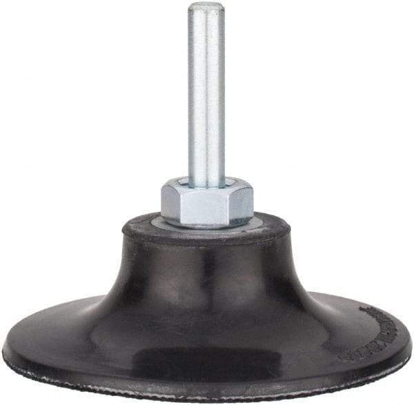 Tru-Maxx - 3" Diam Quick-Change Type P Disc Backing Pad - 1/4" Shank Diam, Medium Density, 20,000 RPM, Quick-Lok Compatible - Americas Industrial Supply